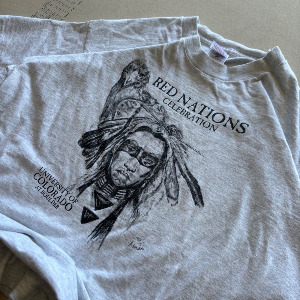 Vintage 90s University of Colorado Red Nations T-shirt